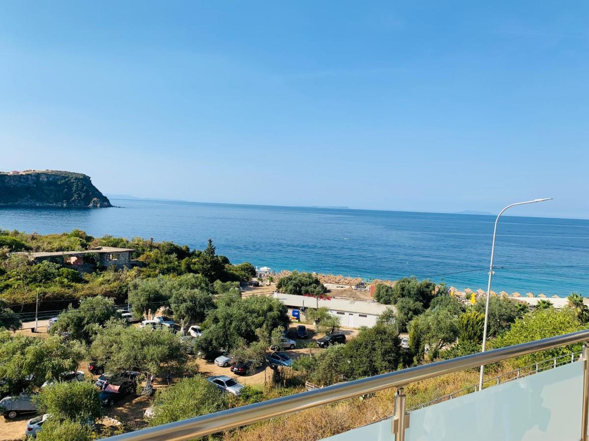 Sunset Views Apartment Himare Bagian luar foto